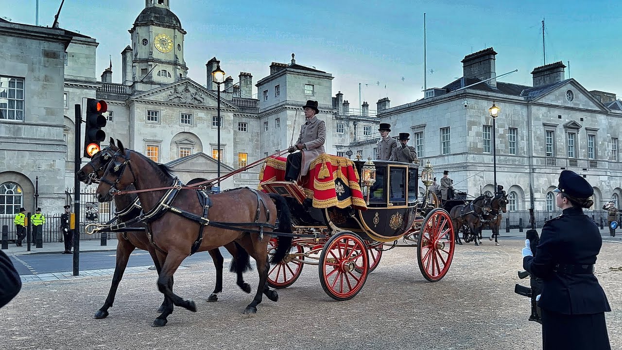 Rare Early Morning 4:00am State Opening of Parliament Rehearsal in Central London | Full Coverage
