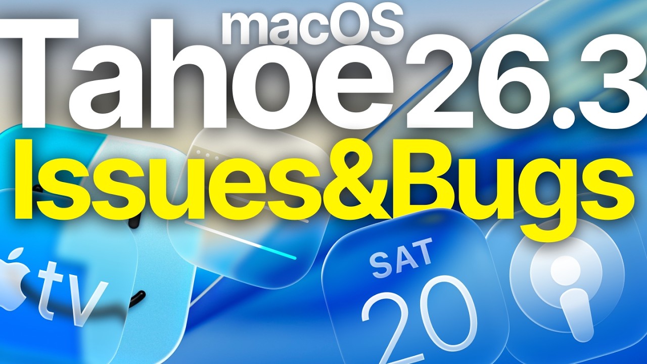 macOS Tahoe 26.3 is BROKEN - Here's What's Happening