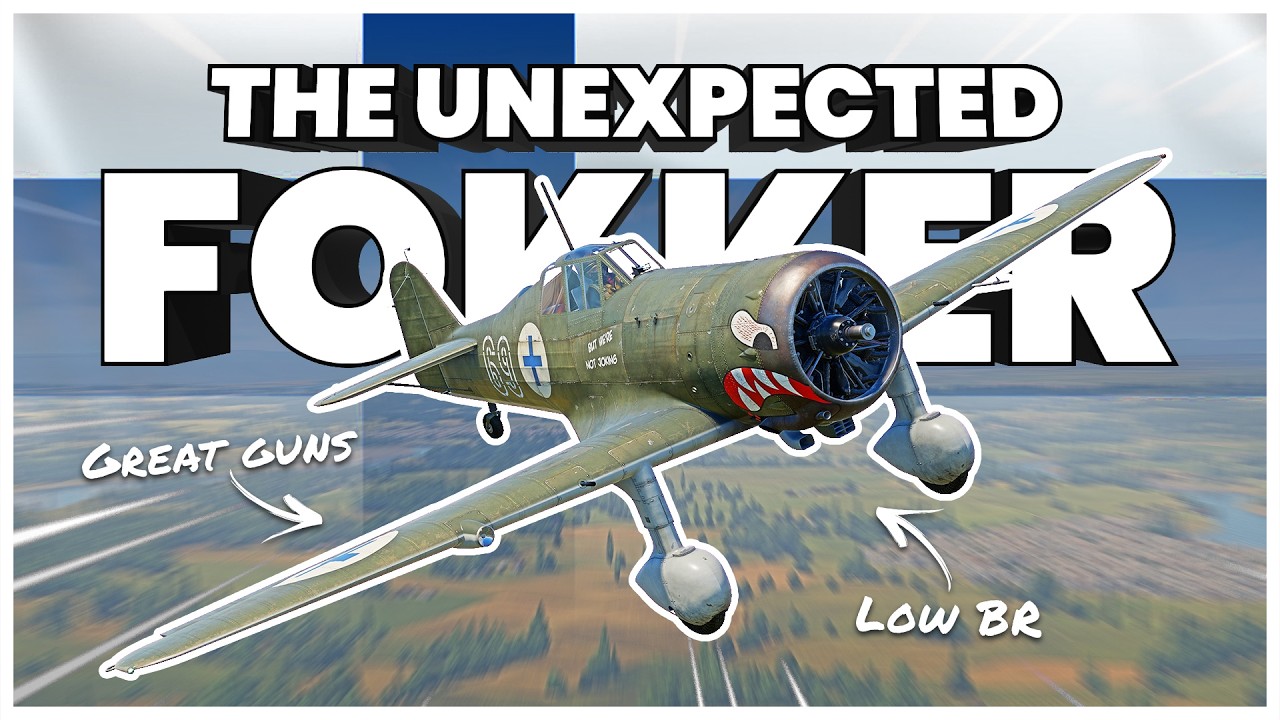 Играю НЕОЖИДАННЫМ GEM низкого уровня (War Thunder Fokker D.XXI)