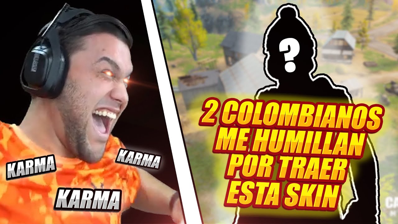 2 COLOMBIANOS ME HUMILLAN POR TRAER ESTA SKIN PERO LES LLEGA EL KARMA🔥 | REY TAMALERO