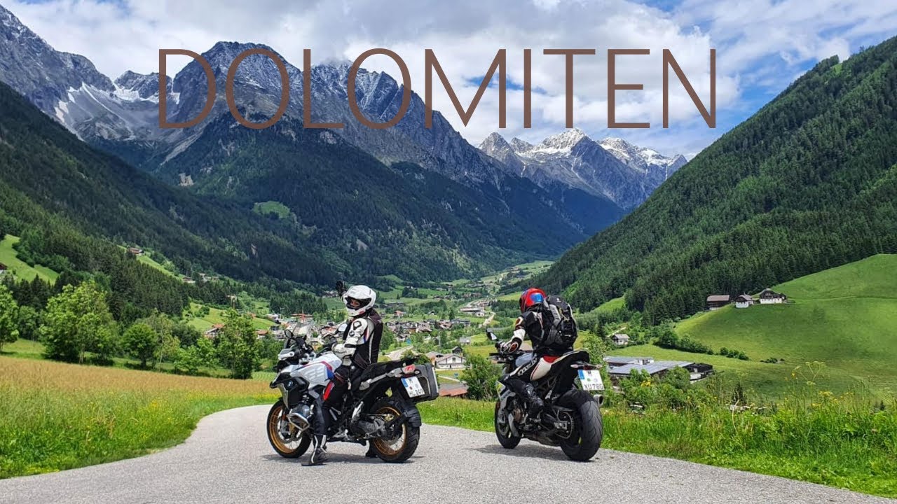 Mit der R nineT in den Dolomiten