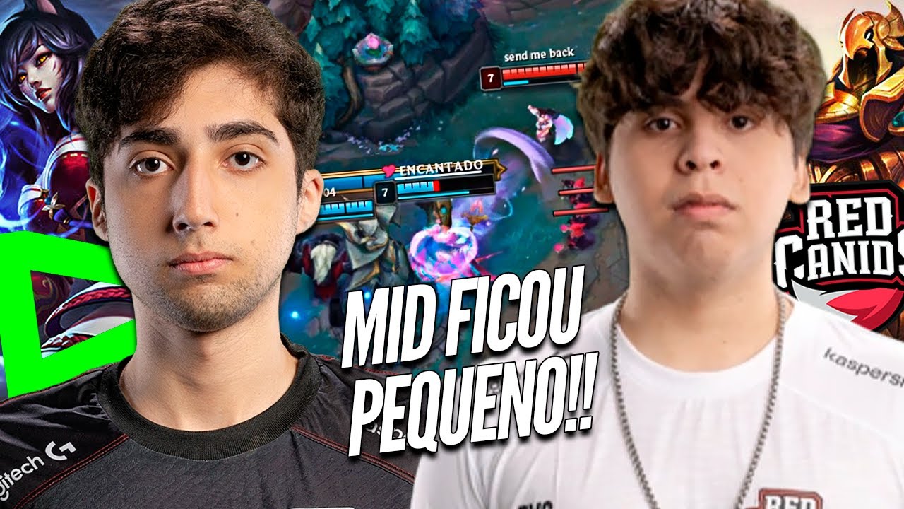LOUD JEAN MAGO vs RED KAZE - DUELO de CBLOL 2026, MID FICOU PEQUENO!