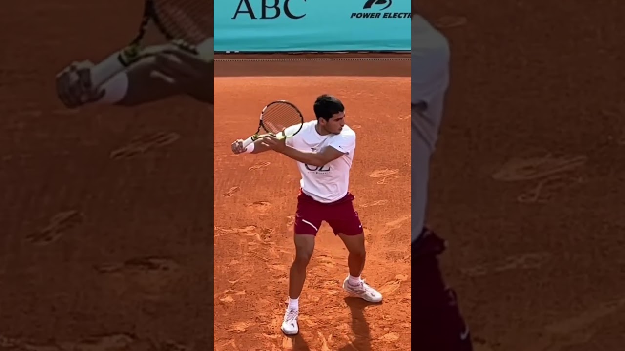 Tennis Forehand: Carlos Alcaraz