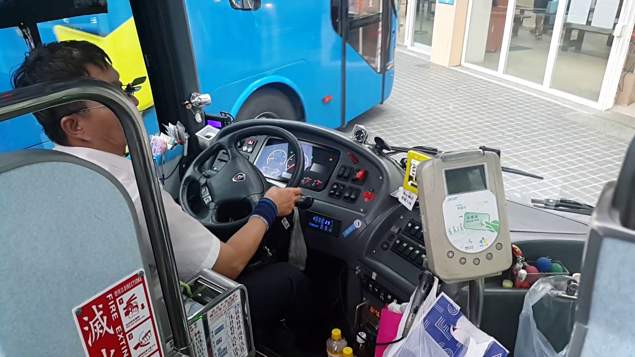 首都之星1572路 SCANIA K380倒車 Opticruise八速自手排換檔