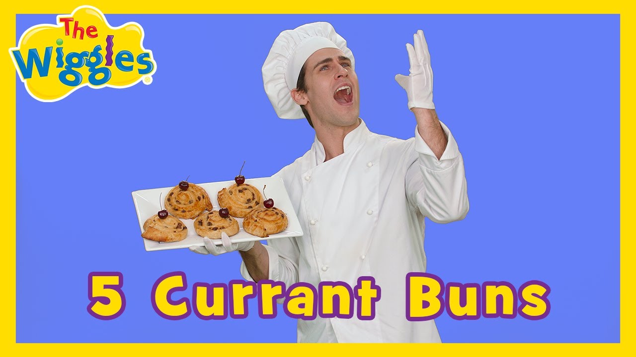 Five Currant Buns 🥖 Counting Song for Toddlers 🔢 The Wiggles