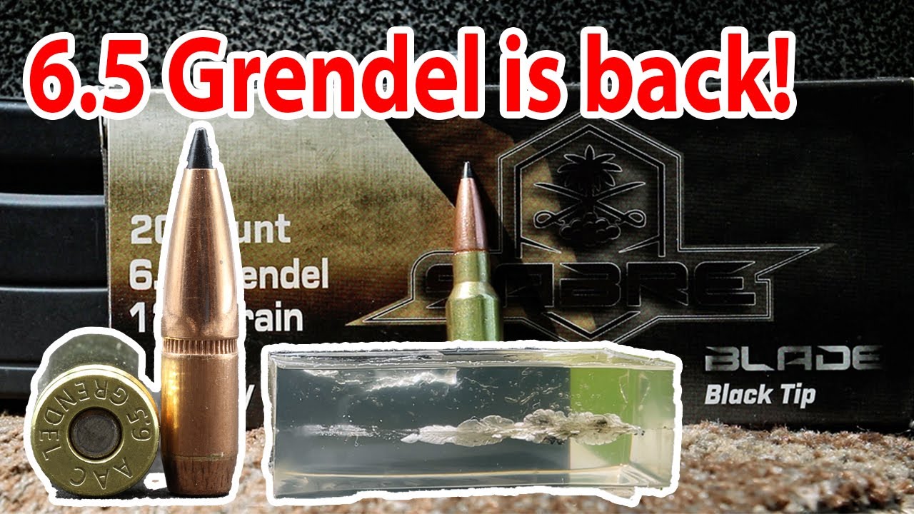 6.5 Grendel, 123gr Sabre Blade Black Tip, by AAC