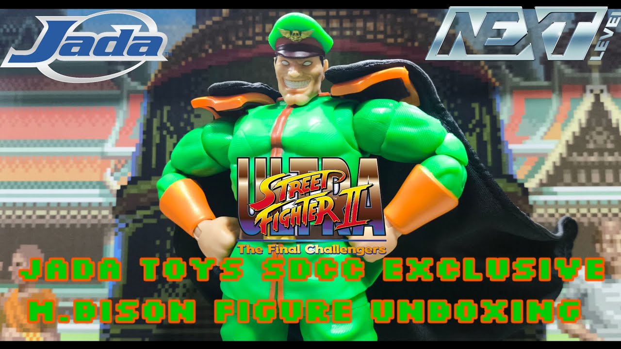 Jada Toys SDCC Exclusive M.Bison Figure Unboxing 