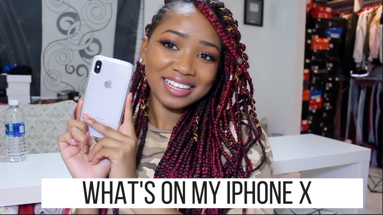 WHAT'S ON MY IPHONE X | dymondheartsbeauty