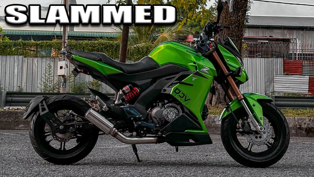 POV / KAWASAKI Z125 PRO - Lowered & Tukar Exhaust System
