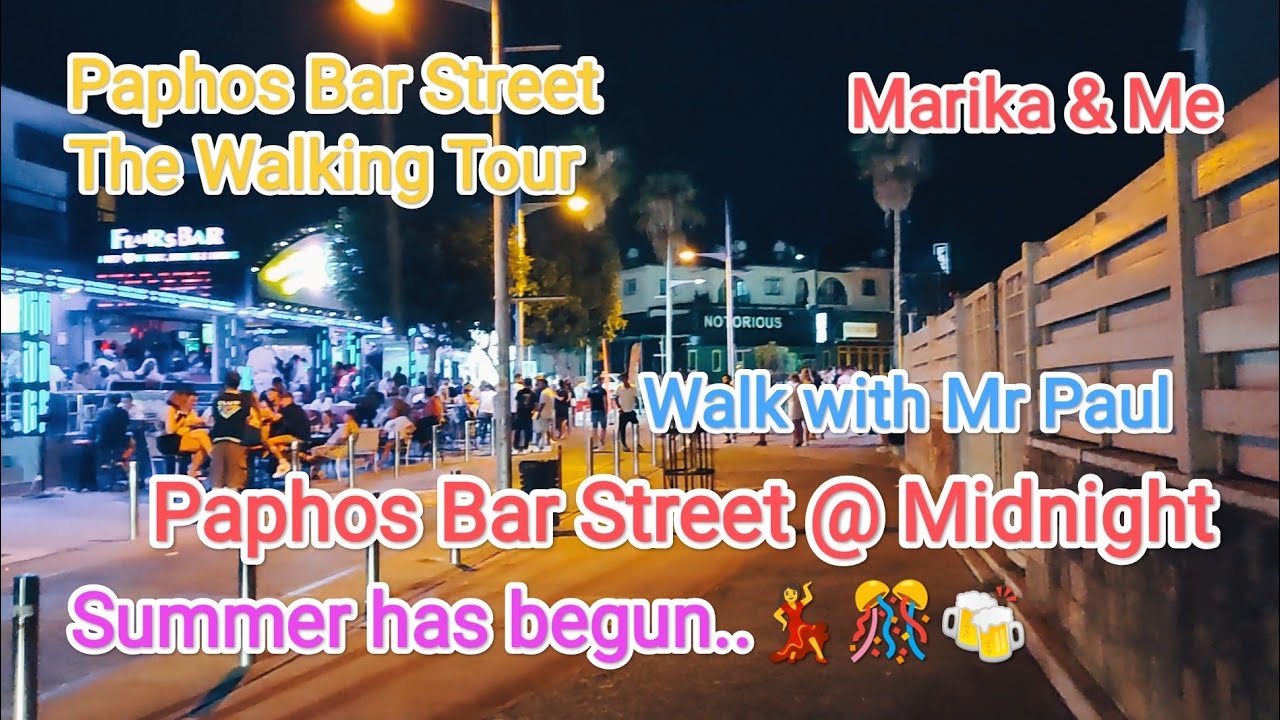 Bar Street @ Midnight Paphos Cyprus