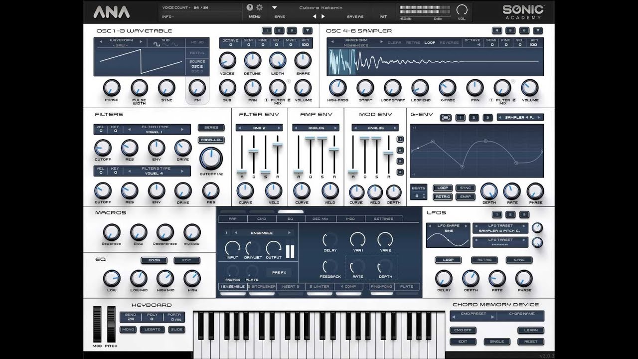 Sonic Academy | ANA 2 | Presets Preview 1