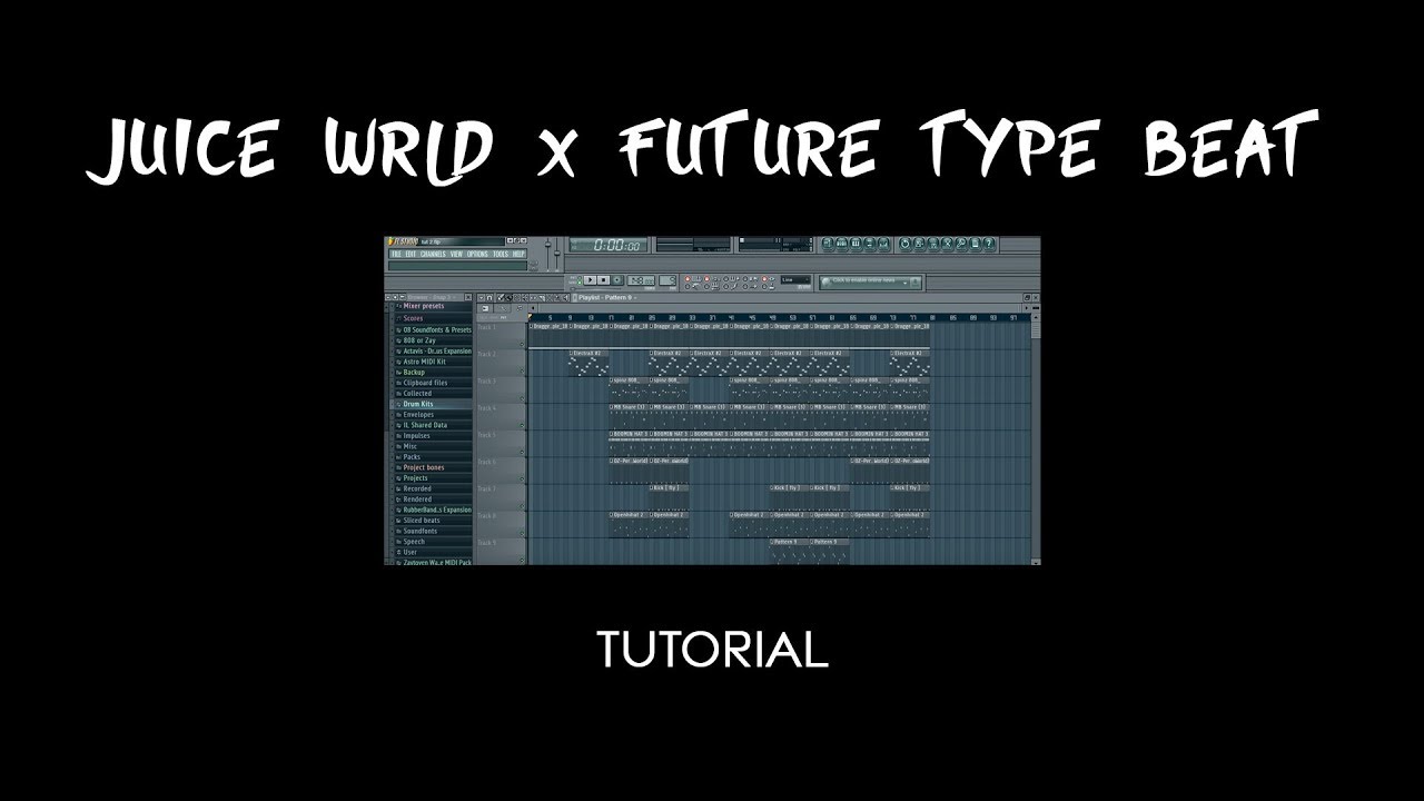 MAKING A FUTURE X JUICE WRLD TYPE BEAT (If I Produced For WRLD On Drugs) [FL Studio Tutorial]
