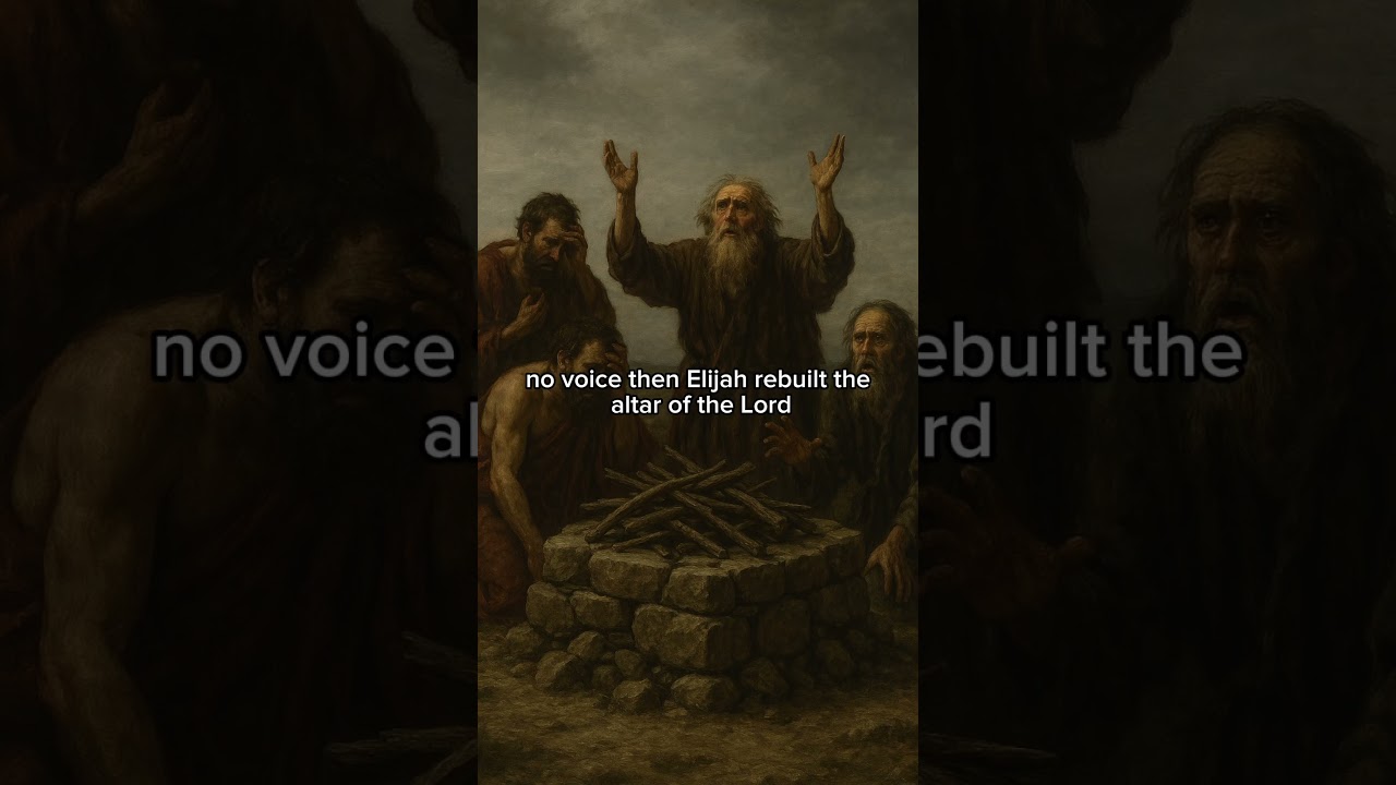 Elijah vs 450 Prophets of Baal | Fire from Heaven (1 Kings 18)