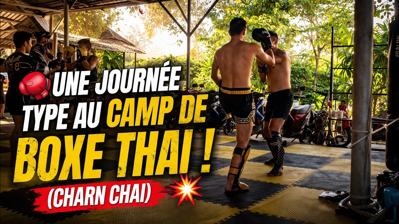 🥊 UNE JOURNÉE TYPE AU CAMP DE BOXE THAI ! (CHARN CHAI) 💥