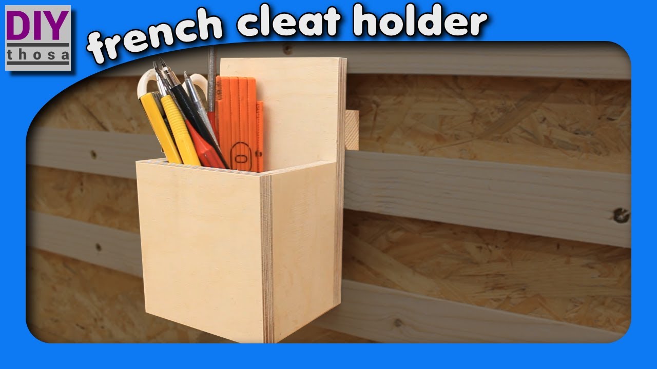 Pencil Box - a nice Pencil Holder for your French Cleat Wall