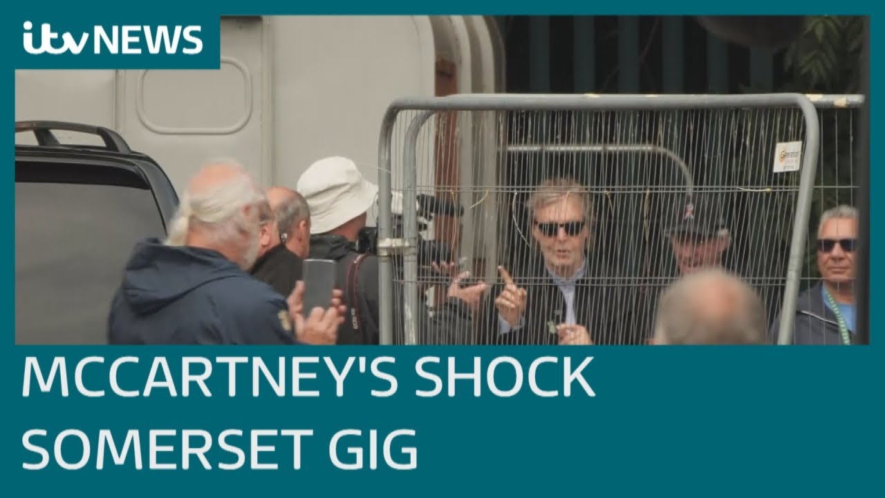 Paul McCartney holds surprise gig in tiny Somerset venue | ITV News