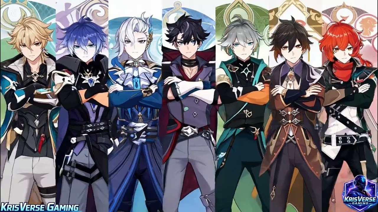 Genshin Impact tall men of every element… dancing 😮‍💨