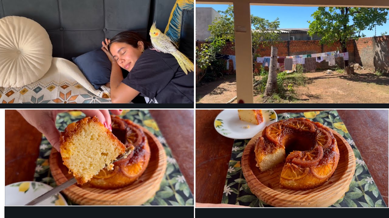 COMIGO - MARTA ADORNO FAZ ALMOÇO E RECEITA ESPECIAL - BOLO DE LARANJA 🍊 EM CALDA