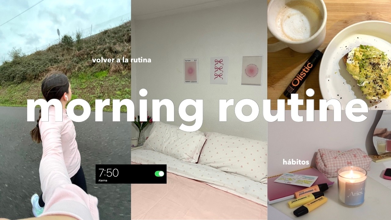 MI RUTINA DE MAÑANA en invierno ❄️ ☕️| como volver a la rutina, hábitos, productiva...
