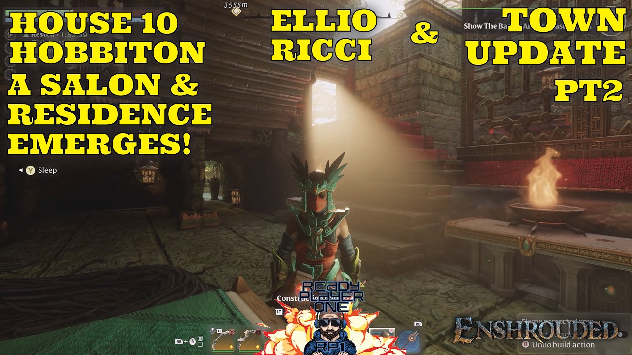Megabuilds - Hobbit Town - Updates & Future Plans & House 10 Pt 2 - Elio Ricci Barber#readyplayerone