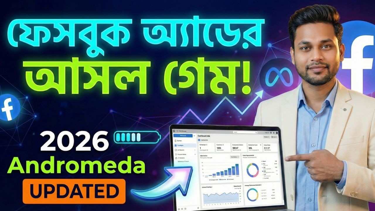 Facebook Ads Full Funnel 2026 eCommerce ব্র্যান্ডের Complete Strategy in 1 Video Andromeda Updated