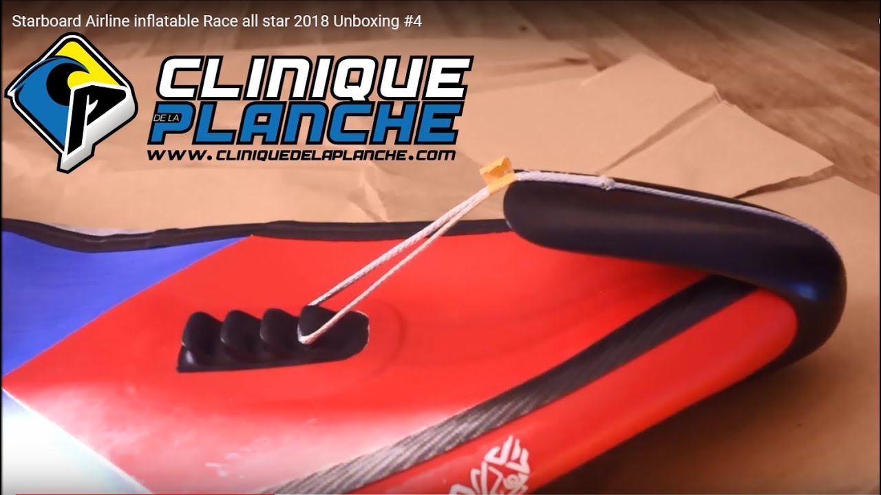 Starboard Airline inflatable Race all star 2018 Unboxing #4