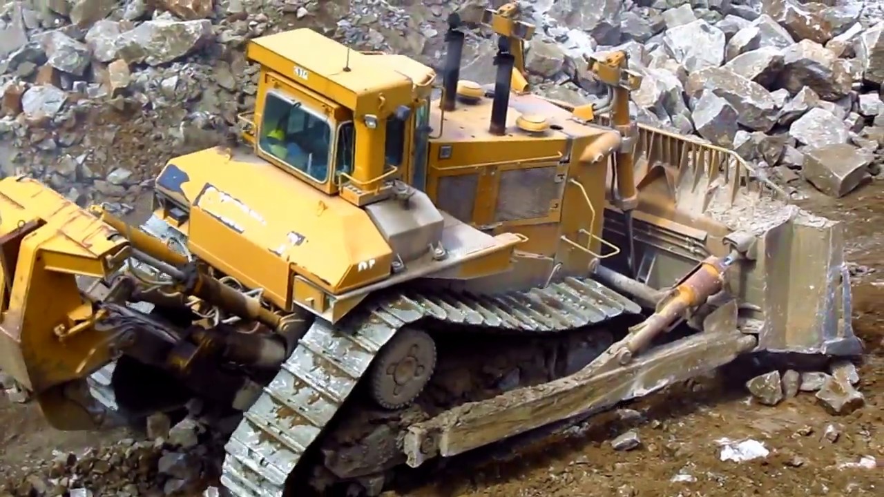 Caterpillar D11N and D11R Stripping Overburden