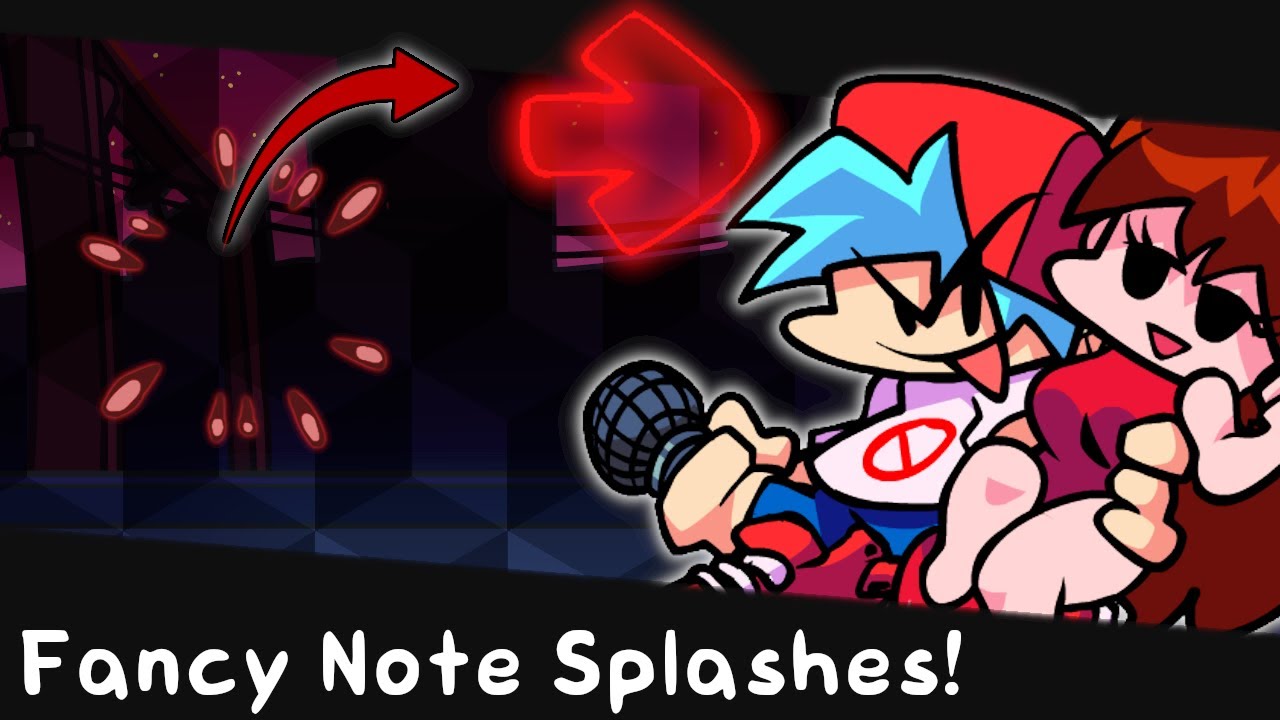 I made fancy Notesplashes! #fnf  #fridaynightfunkinmod