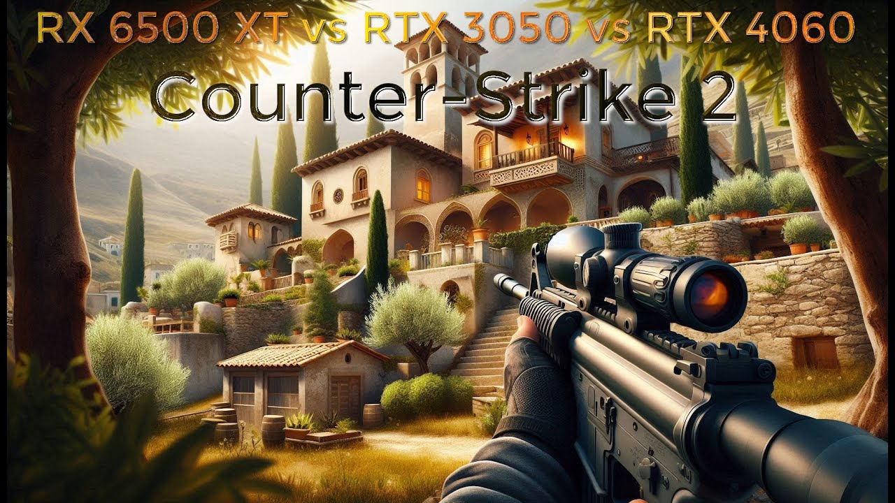 Counter-Strike 2 -- RX 6500 XT vs RTX 3050 vs RTX 4060 -- Ryzen 5 8600G