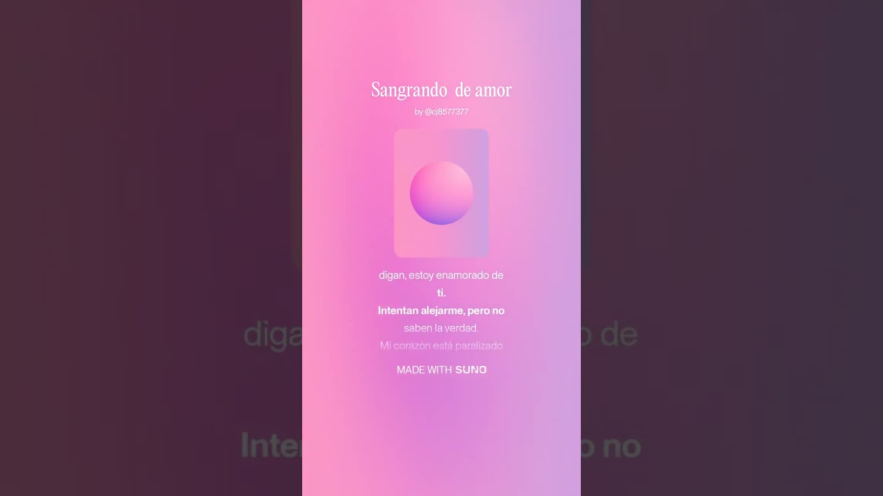 Sangrando  de amor