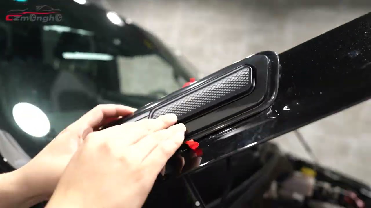 How to Install CZmenghe Hood Side Maker Light Compatible with 2019-2025 Dodge RAM 1500