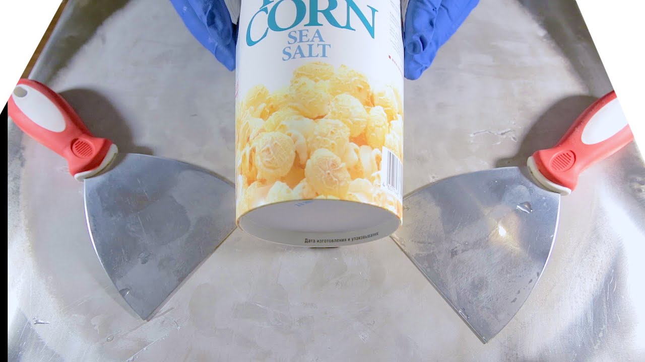 ASMR – SEA SALT POPCORN Rolled Ice Cream