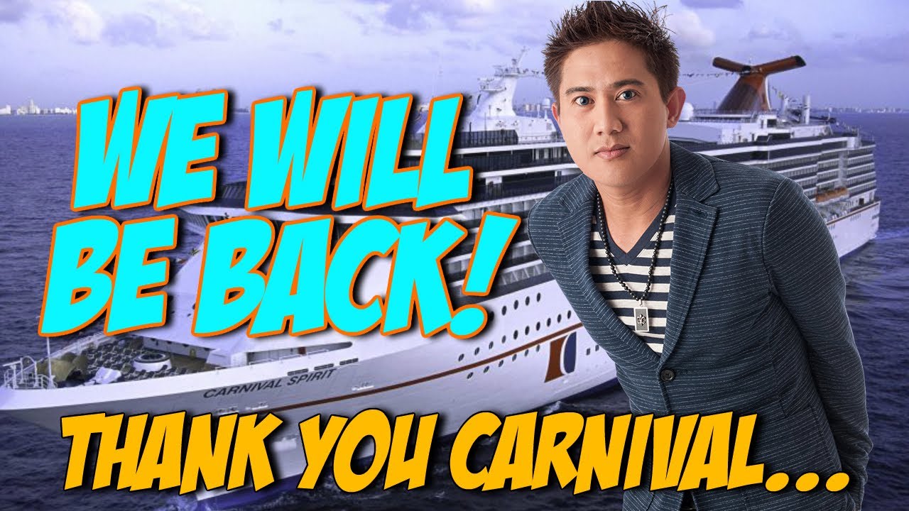Thank you Carnival Cruise Lines... Lines We will be back!