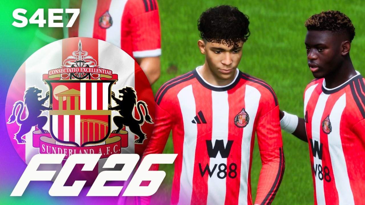 Cristiano Jr vs Man Utd! | FC 26 Sunderland Career Mode S4E7