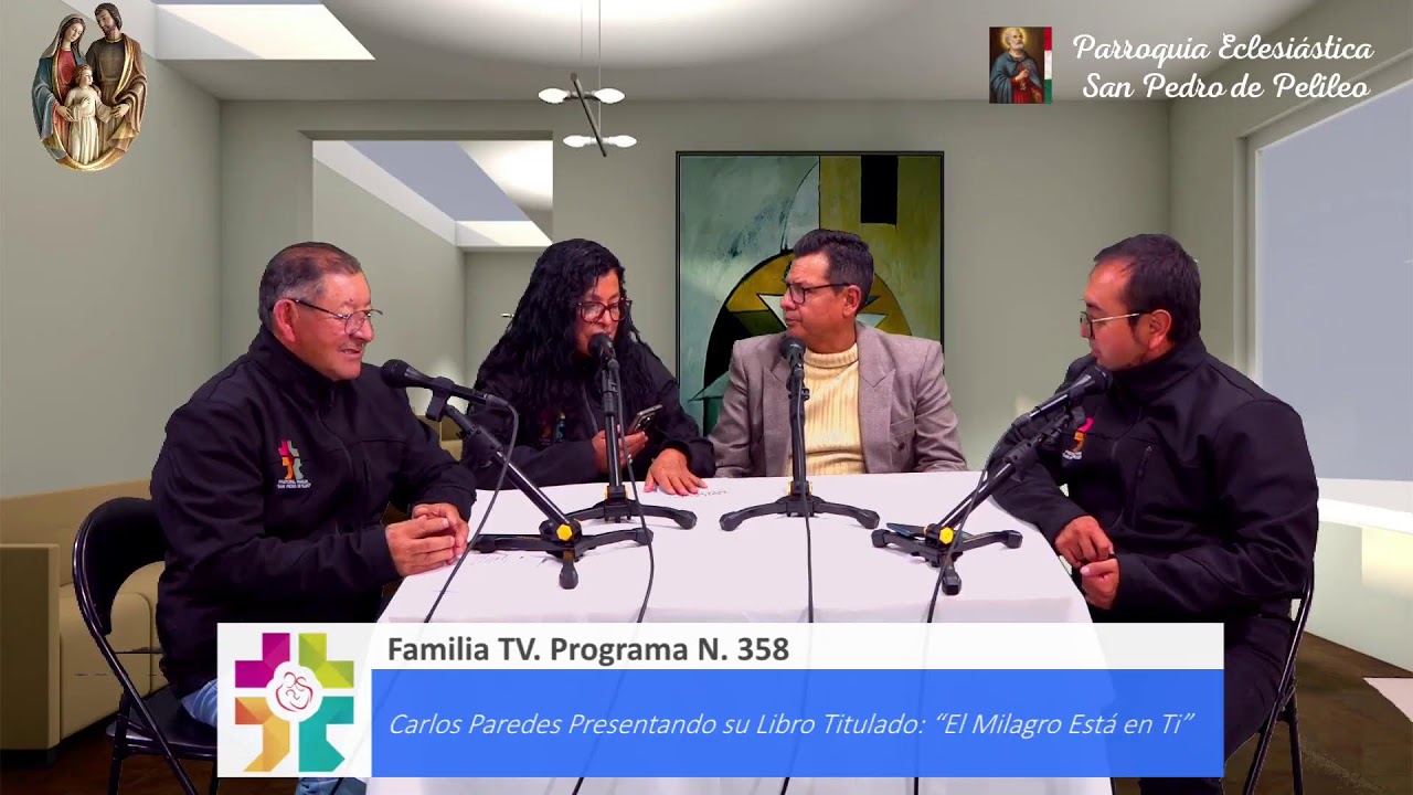 Carlos Paredes Presentando su Libro Titulado: “El Milagro Está en Ti” - Familia Tv