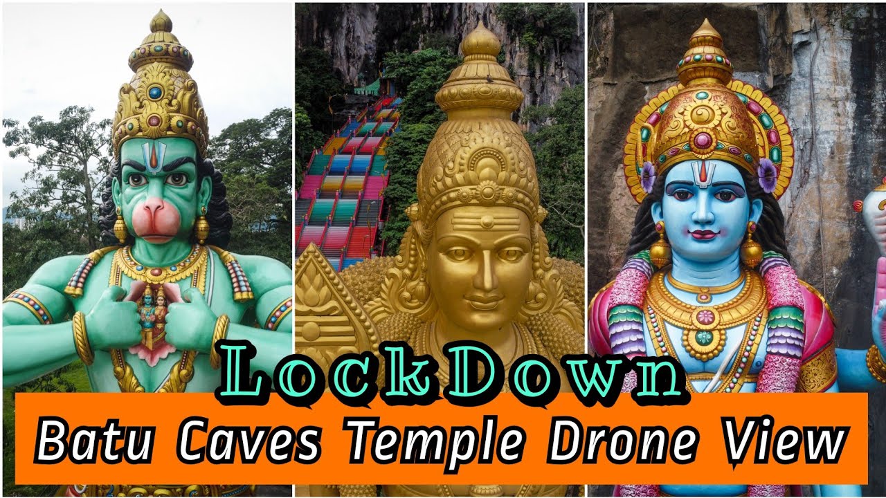 Malaysia LockDown| Batu Caves Temple During (MCO) TAMIL VLOG|Drone View Batu Caves
