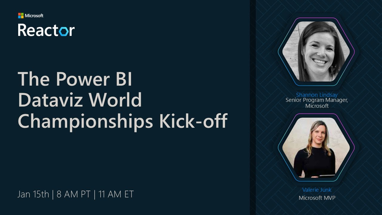 The Power BI Dataviz World Championships Kick-off