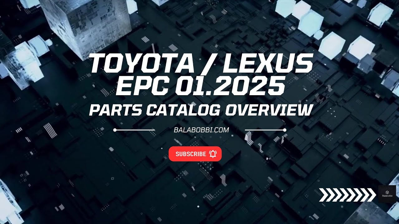 ⚙️Toyota / Lexus EPC 01.2025 - Parts Catalog Overview⚙️ #toyotaepc #lexusepc
