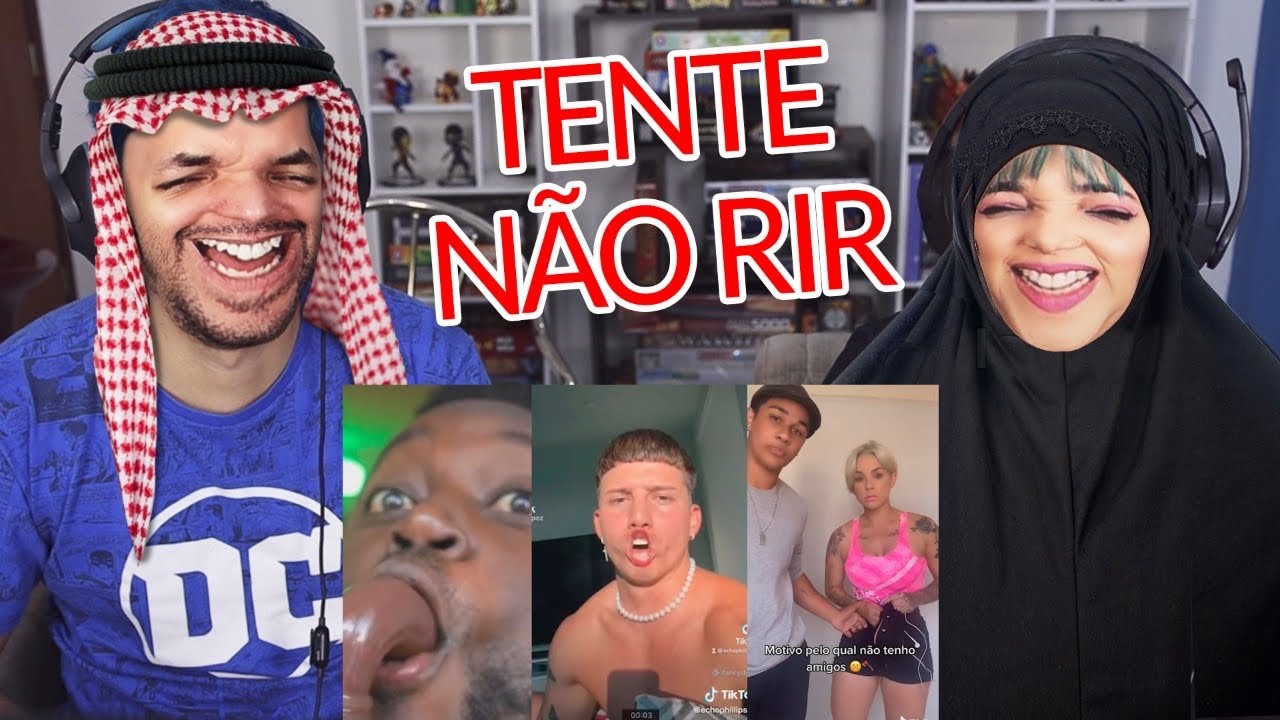 OS MELHORES TIK TOK DE COMÉDIA - TENTE NÃO RIR! #69 (Amora) - REACT