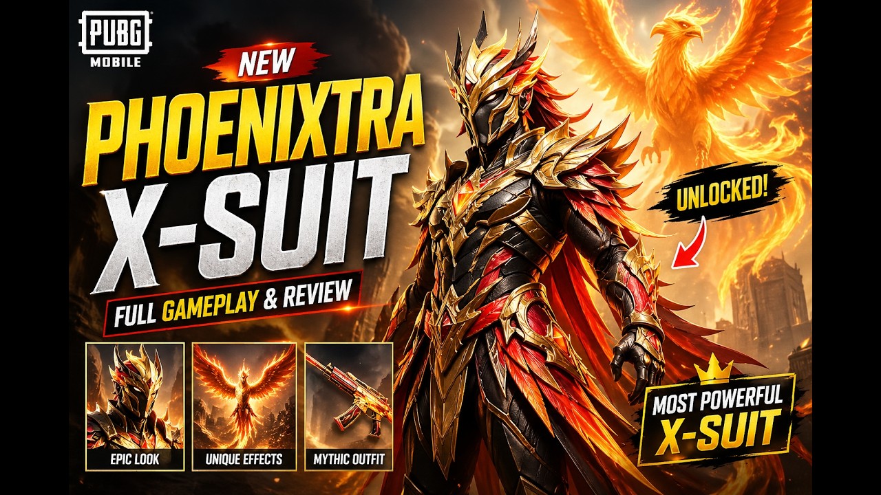 PUBG Mobile I Opened Phoenixtra X-Suit 😱 Crazy Crate Opening!