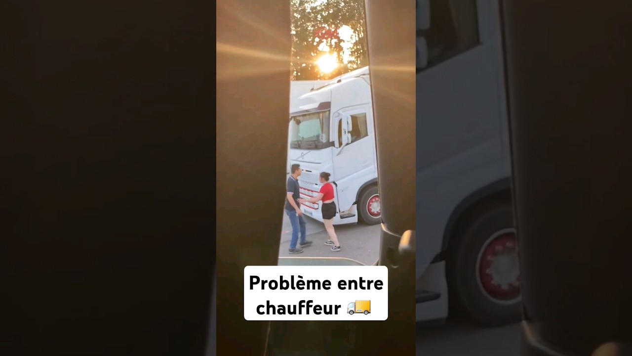 Embrouille entre chauffeur 🚚 PL #reel #lol #routier #chauffeurroutier #embrouille #partage #pourtoi