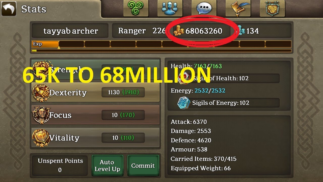 rich player of celtic heroes how i get 65k to 68million gold