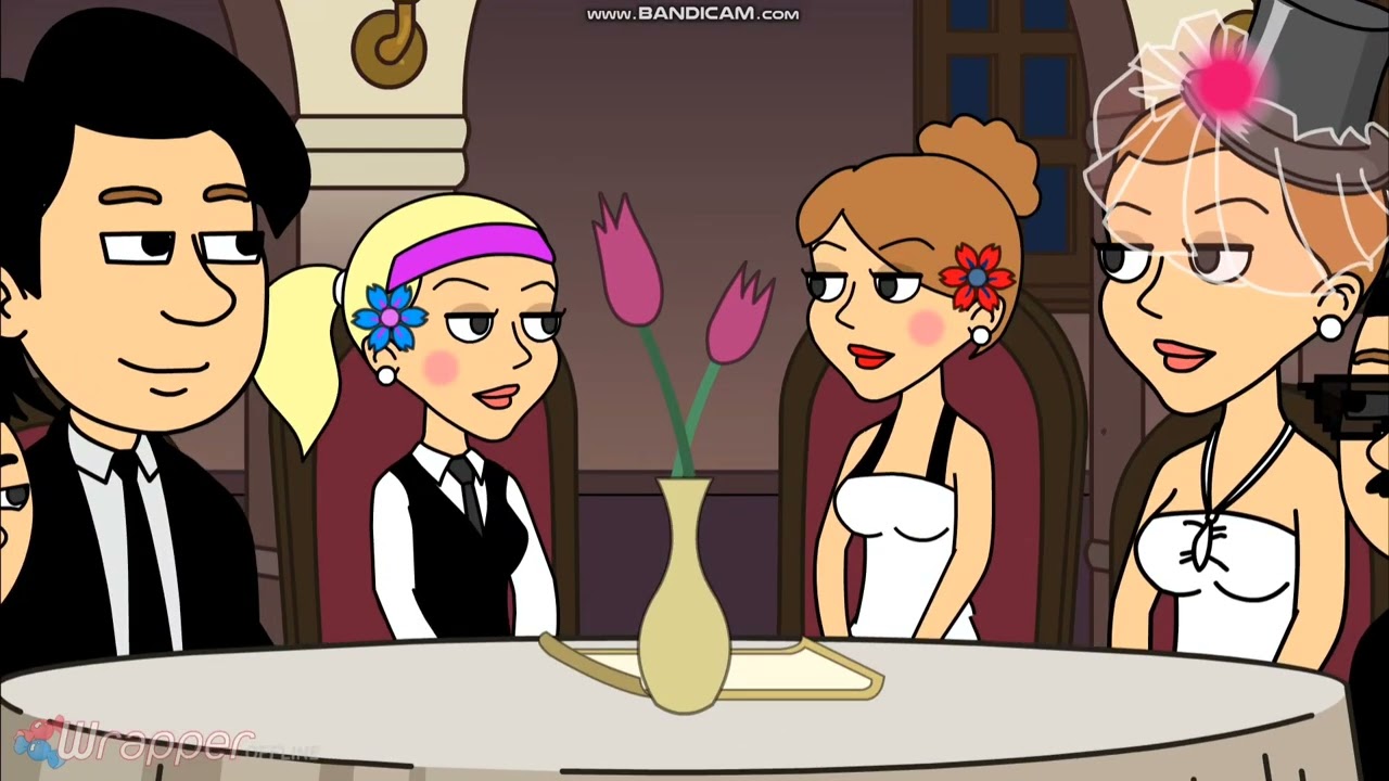 Стефани ведёт себя плохо в дорогом итальянском ресторане/Поощрена/Стефан плохо себя ведёт/Наказан