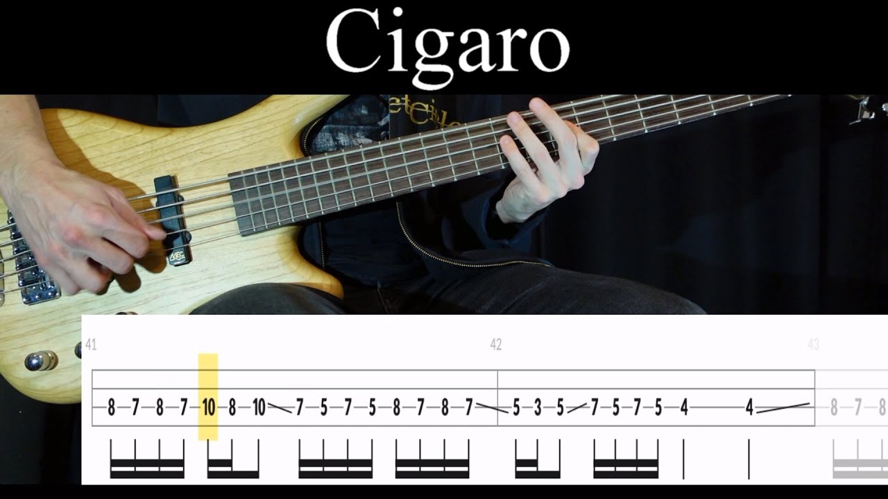 Cigaro (System of a Down) - Bass Cover (With Tabs) by Leo Düzey