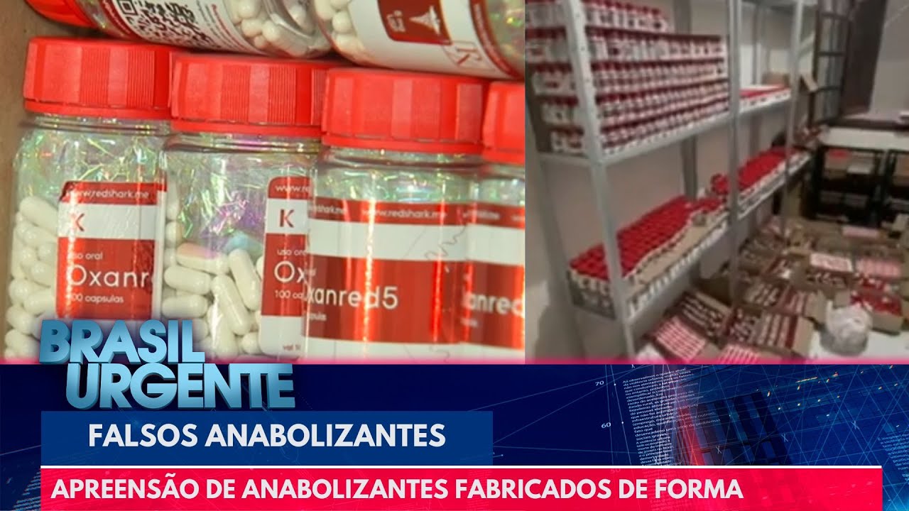 Apreensão de anabolizantes fabricados de forma clandestina | Brasil Urgente