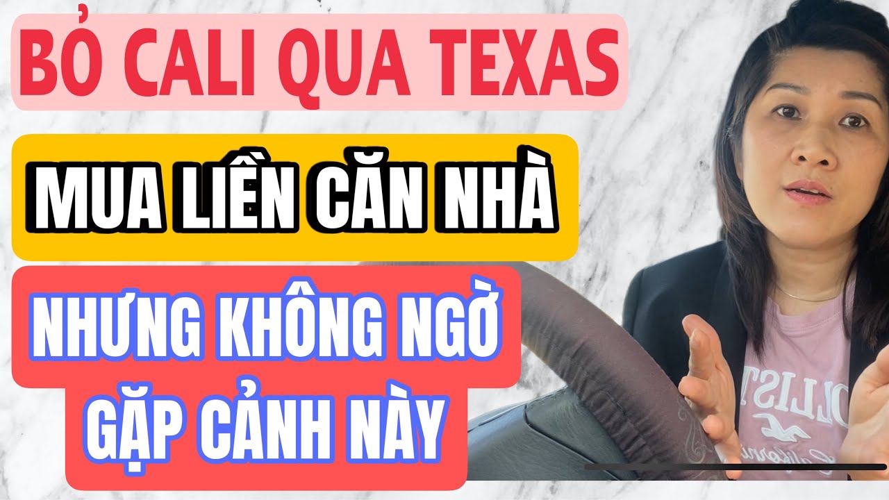 Bỏ Califonia qua Texas mua liền căn nhà Thì mới vỡ lẻ ra điều này
