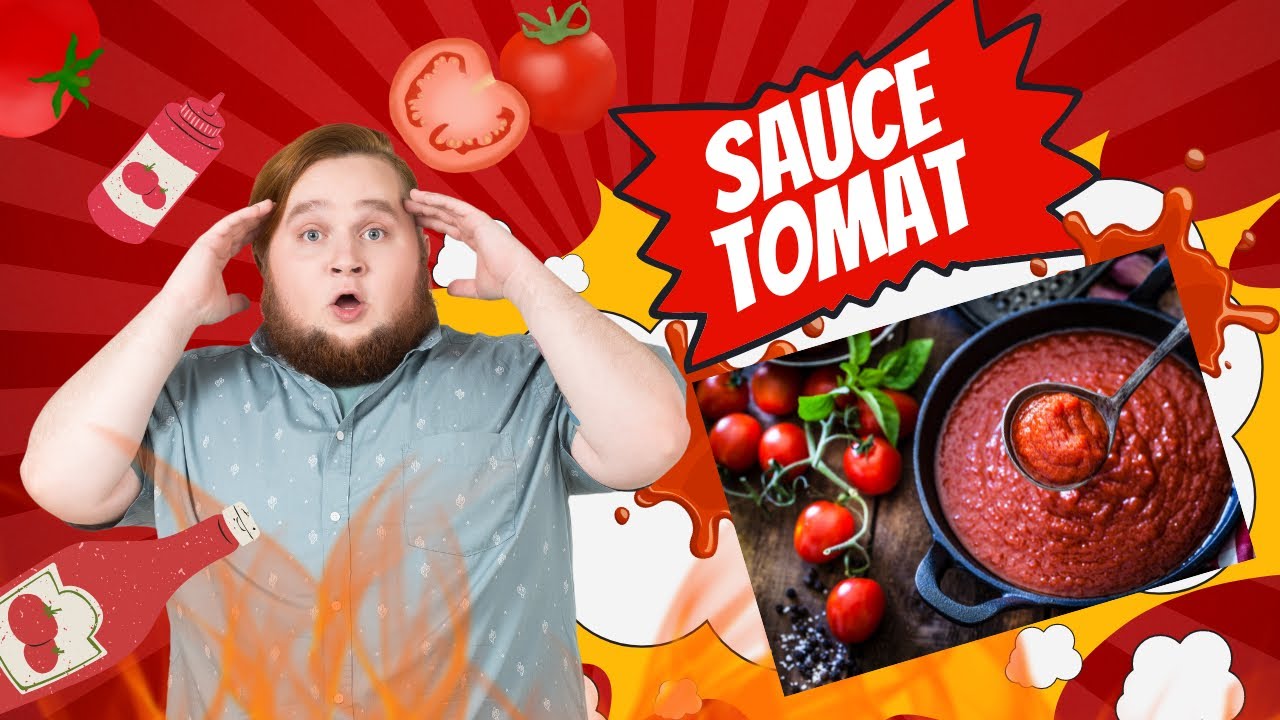 طريقة تحضير صلصة الطماطم الأصلية بطريقة مبسطة la sauce tomate 😍✅