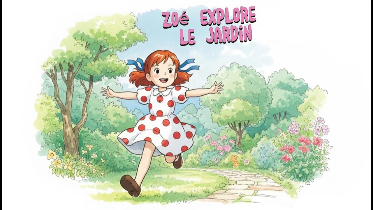 Zoé explore le jardin – Conte pour enfants de la série « Les aventures de Zoé ».
