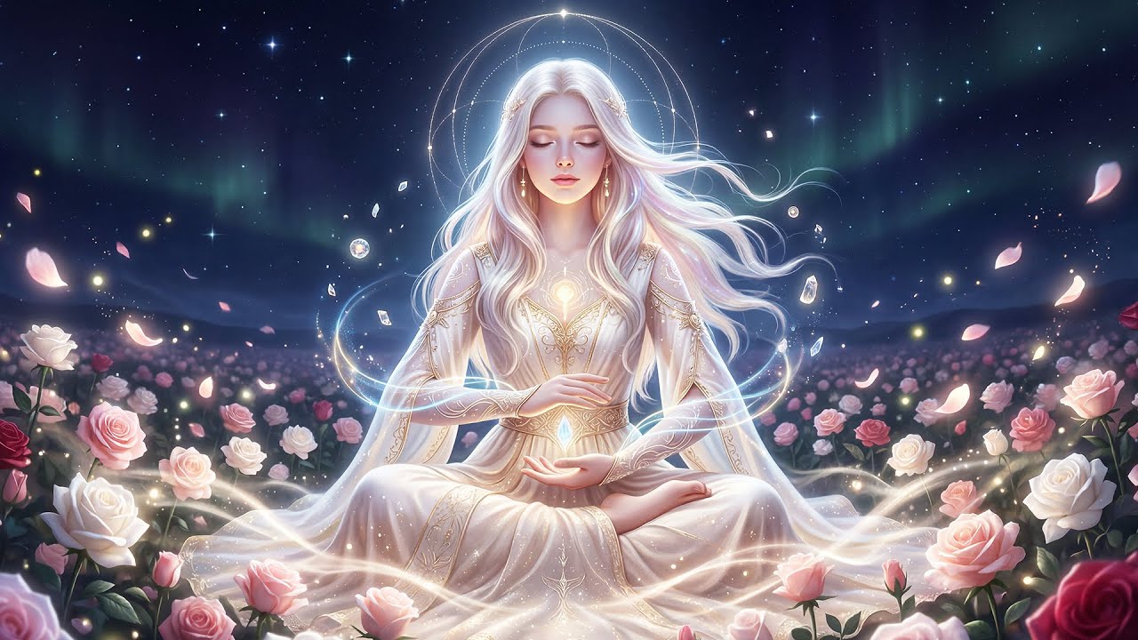 Celestial Rose Healing - 417Hz Deep Calm & Energy Reset