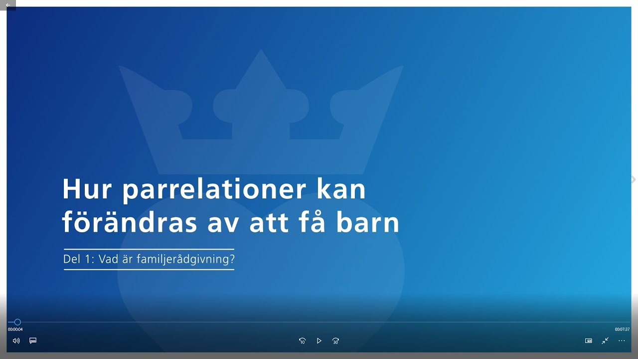 Hur parrelationer kan förändras av att skaffa barn - Del 1 